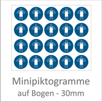 Minipikogramme DIN ISO 7010